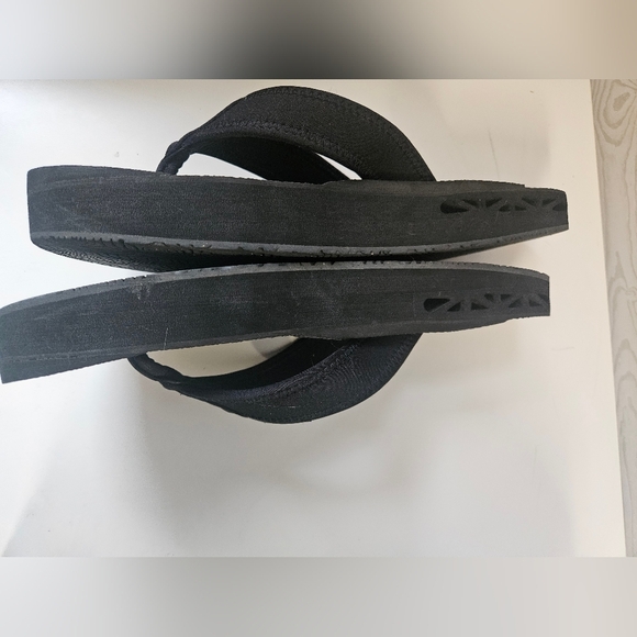 The Healing Sole Original 2.0 Flip Flops W10Black Gray Plantar Fasciitis Relief - Picture 3 of 8